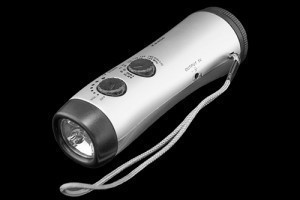 Flashlight (Crank 5-LED w/AM/FM Radio)